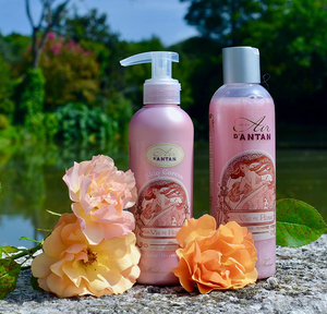 Shower Gel and Body Lotion Gift Set Rose - Peach and Rose